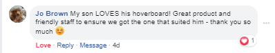 Australia Hoverboards Customer Appreciation