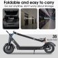 Electric Scooter with Foldable Features