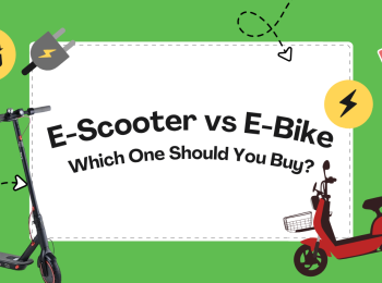 E-scooter vs E-bike differance
