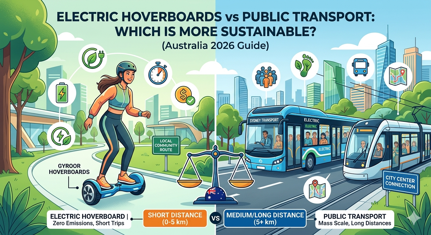 Sustainable transport with electric hoverboards in Australia